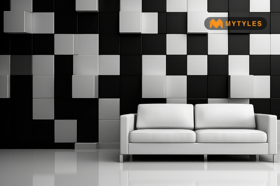 Black and White Tile Combinations for Elegant Walls & Floors