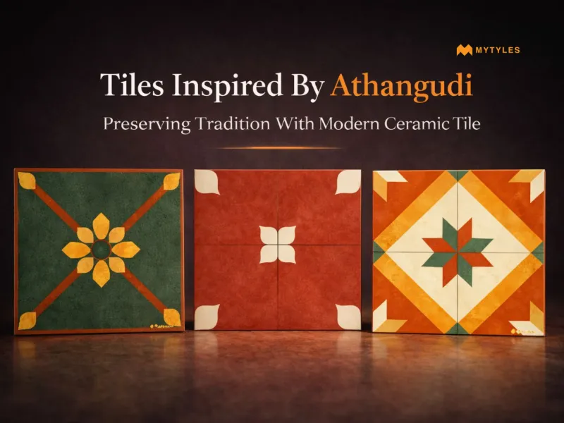 Ceramic Tiles for Home Interiors Inspired By Athangudi Tiles