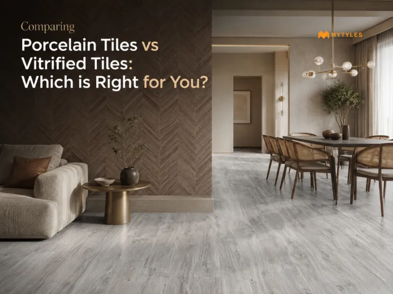 Porcelain Tiles vs Vitrified Tiles: Which Is Better For Your Home?