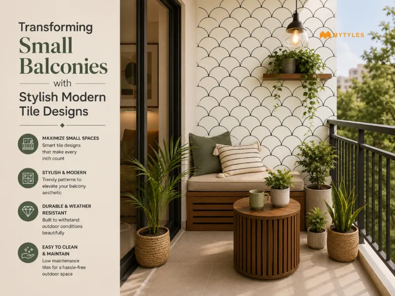 Transforming Small Balconies with Modern Tile Designs