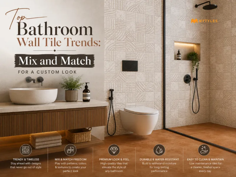 Best Mix-and-Match Bathroom Wall Tile Ideas to Try