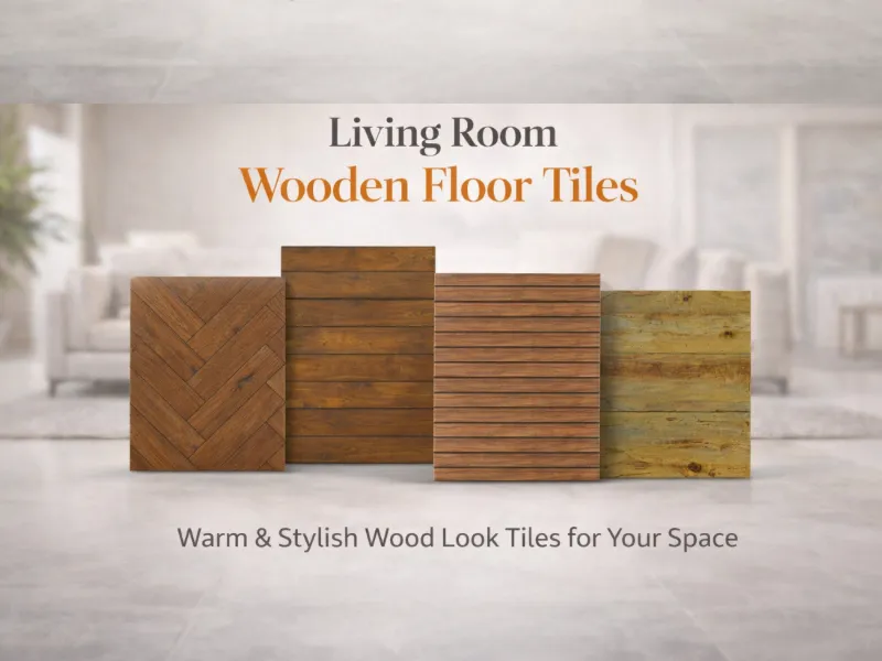  Make Your Living Room Shine with Wooden Tiles