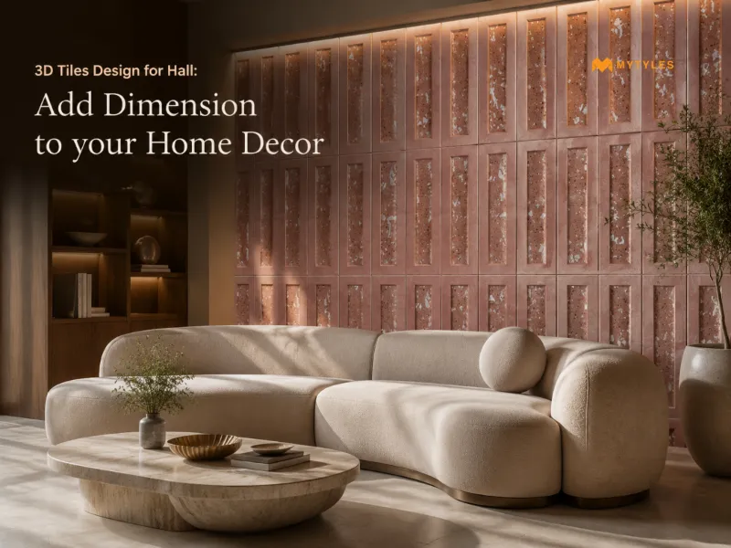 3D Tiles Design for Hall: Modern Wall Ideas