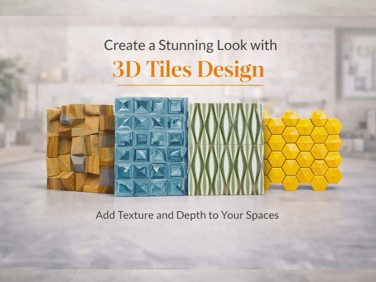Modern 3D Tiles Design Guide for Feature Walls