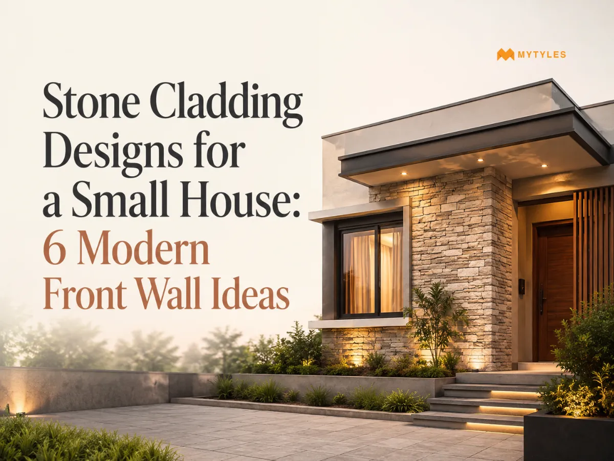 Front Counter Cladding Modern Stone Cladding Designs for Small House Exteriors