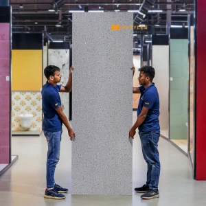 undefined-Full Body Vitrified Slab Floor and Wall Tile Code38443 (800x2400x15mm, Matt)