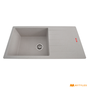 undefined-Futura Kitchen Sink - Quartz Series FS 3618 NQ Wheat SpotCode14141 (36x18x9 Inch, Single Bowl )