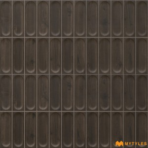 undefined-Ceramic Black Wooden Wall Tile Code35612 (300x600mm, Matt)