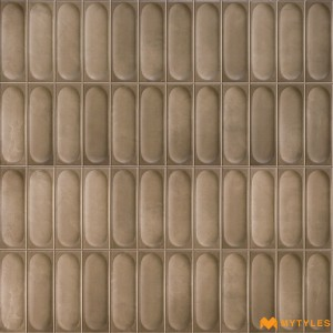 undefined-Ceramic Brown Textured Wall Tile Code35212 (300x600mm, Matt)