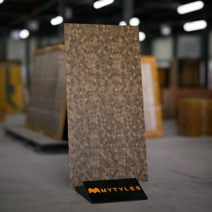 undefined-Vitrified Brown Wooden Floor and Wall Tile Code25943 (600x1200mm, Matt)