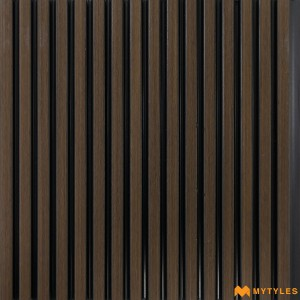 undefined-Brown Louver Wall Panels Code34783 (6Inchx8Feet, Matt)