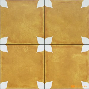 undefined-Ceramic Yellow Moroccan Tile Code27241 (300x300mm, Matt)