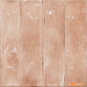 undefined-Ceramic Pink Subway Wall Tile Code37361 (300x300mm, Glossy)