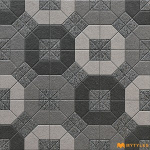 undefined-Vitrified Gray Digital Parking Floor and Wall Tile Code33859 (500x500mm, Matt)