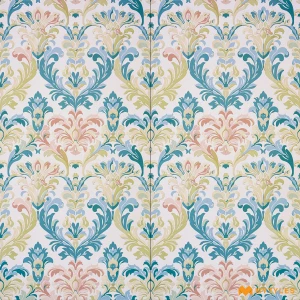 undefined-Vitrified Blue Tropical Wall Tile Code38128 (600x1200mm, Matt)