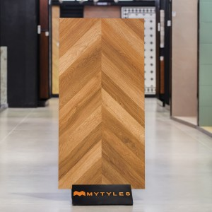 undefined-Vitrified Brown Wooden Floor and Wall Tile Code37067 (600x1200mm, Matt)