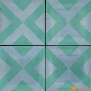 undefined-Athangudi Floor and Wall Tile Code30391 (254x254mm, Matt)