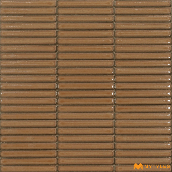 Geometric Tiles-Ceramic Kit Kat Mosaic Wall Tile Code24661 (300x300mm, Glossy)