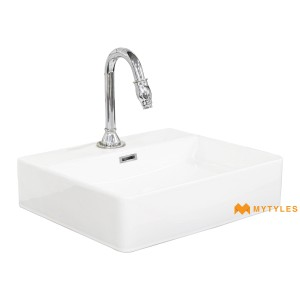 undefined-Parryware Ceramic White Wash Basin Code35018 (420x500mm, Glossy)-Imperial 500