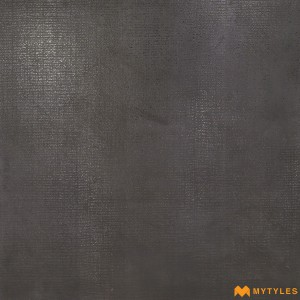 undefined-Porcelain Black Floor and Wall Tile Code23322 (600x600mm, Carving Matt)