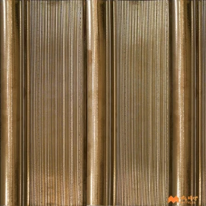 undefined-Imported Gold Subway Wall Tile Code37808 (170x400mm, Glossy)