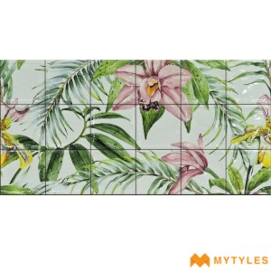 undefined-Ceramic Tropical Wall Tile Code24513 (300x600mm, Glossy)