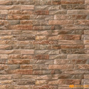 undefined-Ceramic Brown Elevation Wall Tile Code34891 (300x600mm, Matt)