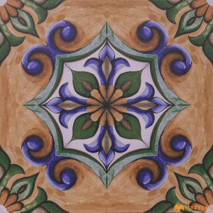 undefined-Vitrified Brown Parking Floor and Wall Tile Code28707 (400x400mm, Matt)
