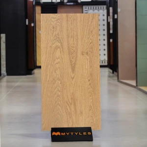 undefined-Vitrified Wooden Brown Floor and Wall Tile Code36993 (600x1200mm, Matt)