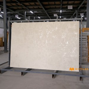 undefined-Vitrified Cream Floor and Wall Tile Code33343 (1200x1800mm, Matt)