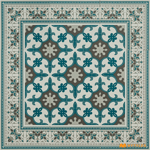 undefined-Ceramic Moroccan Tile Code22762C (300x300mm, Matt)-Carpet Design