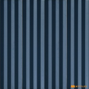 undefined-Blue Fluted Wall Tile Code28864 (75x300mm, Matt)