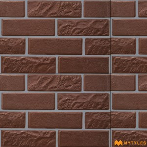 undefined-Porcelain Red Elevation Wall Tile Code5776 (300x450mm, Matt)