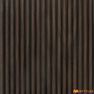 undefined-Brown Louver Wall Panels Code34812 (6Inchx8Feet, Matt)