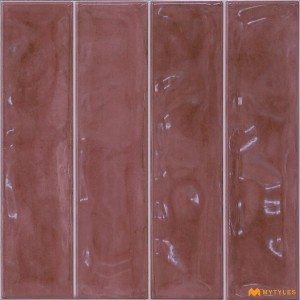 undefined-Ceramic Pink Subway Wall Tile Code32570 (300x300mm, Glossy)