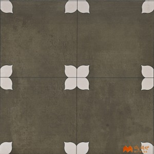 undefined-Vitrified Olive Digital Parking Floor and Wall Tile Code36611 (400x400mm, Matt)