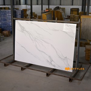 undefined-Vitrified White Floor and Wall Tile Code32345 (1200x1800mm, Glossy)