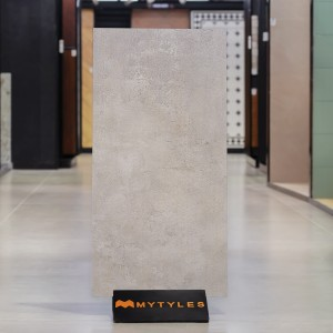 undefined-Vitrified Gray Floor and Wall Tile Code36950 (600x1200mm, Matt)