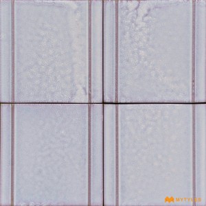 undefined-Imported Purple Subway Wall Tile Code31140 (150x150mm, Glossy)
