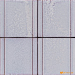 undefined-Imported Purple Subway Wall Tile Code31140 (150x150mm, Glossy)