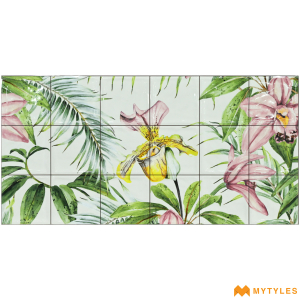 undefined-Ceramic Tropical Wall Tile Code24512 (300x600mm, Glossy)
