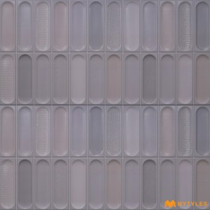 undefined-Ceramic Gray Textured Wall Tile Code35915 (300x600mm, Matt)
