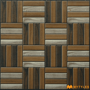 undefined-Vitrified Digital Parking Tile Code3158 (300x300mm, Matt)