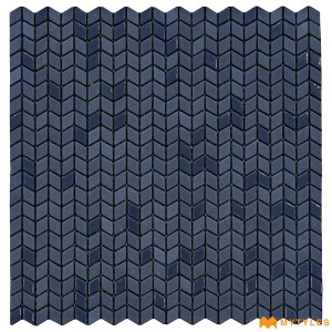 undefined-Imported Blue Mosaic Floor and Wall Tile Code30504 (305x305mm, Matt/Glossy)