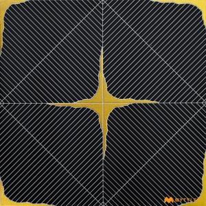 undefined-Imported Black Highlighter Floor and Wall Tile Code28897 (600x600mm, Metallic)