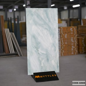 undefined-Vitrified Blue Floor and Wall Tile Code32608 (600x1200mm, Matt)