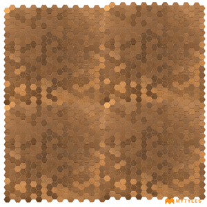 undefined-Mossaic Metal Tile Code23664 (300x300mm, Metallic)