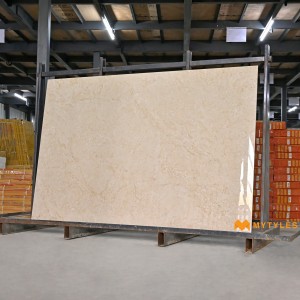 undefined-Vitrified Beige Slab Floor and Wall Tile Code29590 (1200x1800mm, Glossy)