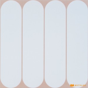 undefined-Vitrified Pink Moroccan Floor and Wall Tile Code28406 (300x300mm, Matt)
