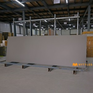 undefined-Full Body Vitrified Gray Slab Floor and Wall Tile Code33474 (800x2400mm, Matt)